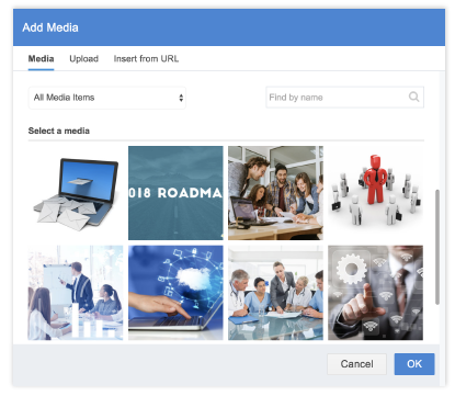 Add Video & Images