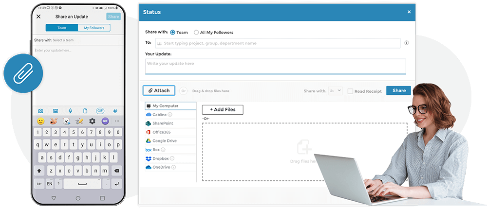 Attach And View Files From Any Device