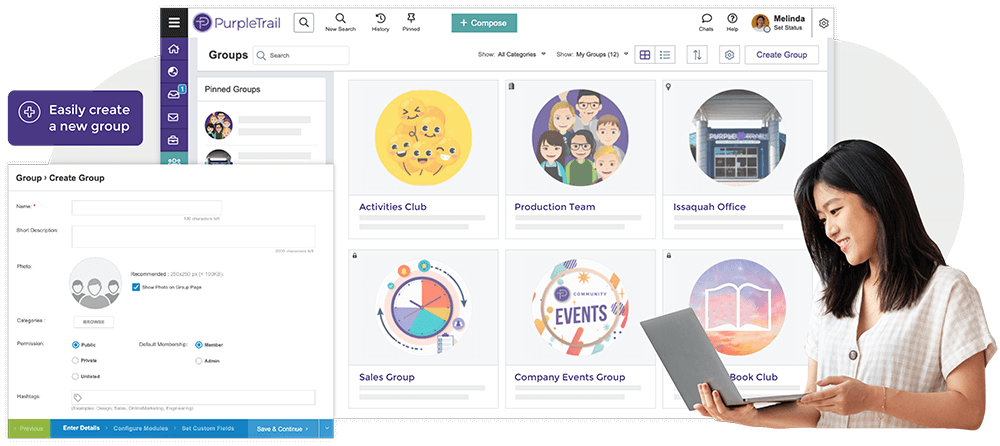 Groups For Teams & Common Interests