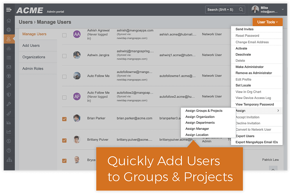 Add Users To Multiple Groups and Projects