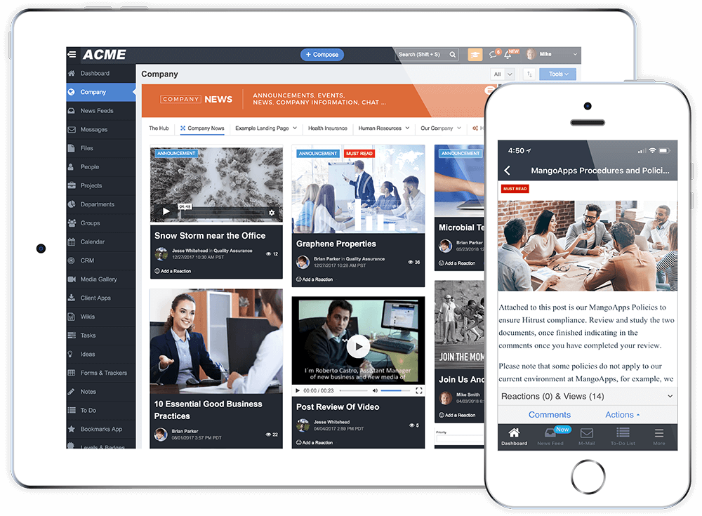Effectively share news and updates using Posts