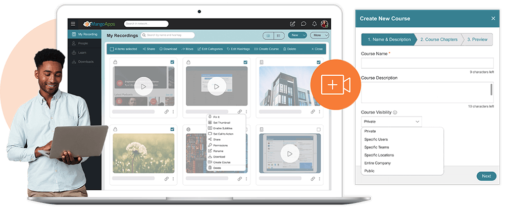 Create Learning Courses From Scratch