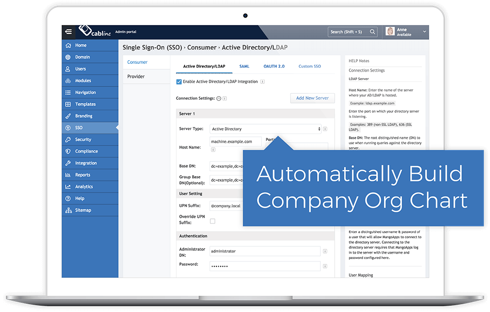 Active Directory Organization Chart