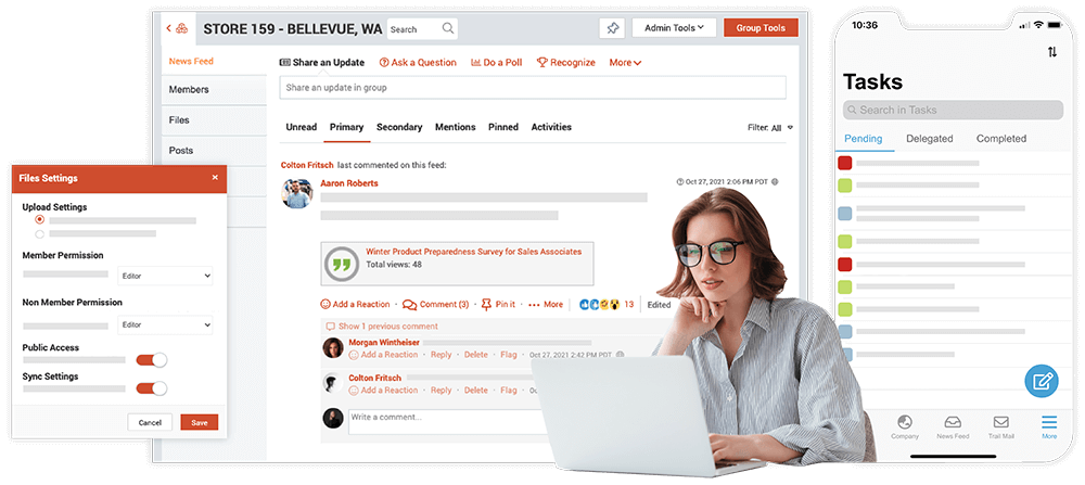 Create Searchable, Task-oriented Team Workspaces
