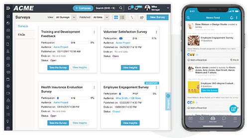 Employee sentiment surveys