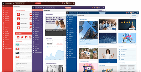 Fully branded employee experience across all interfaces