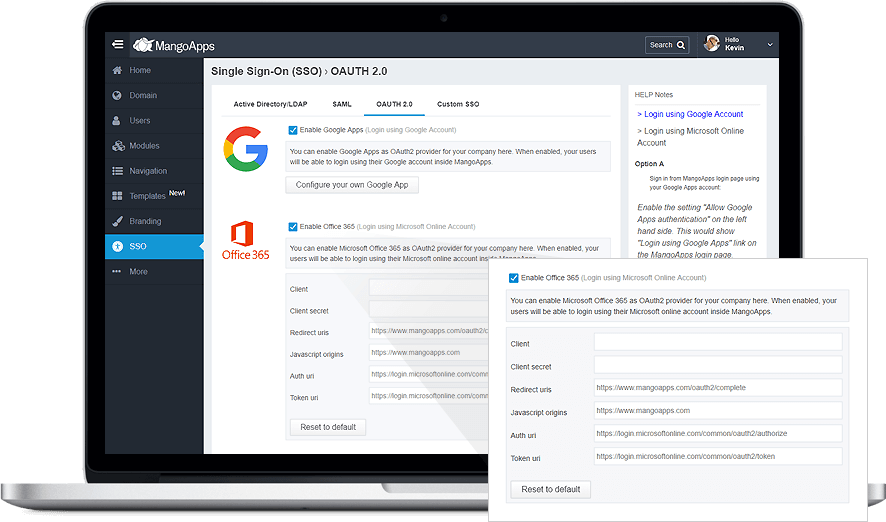 Office 365 SSO