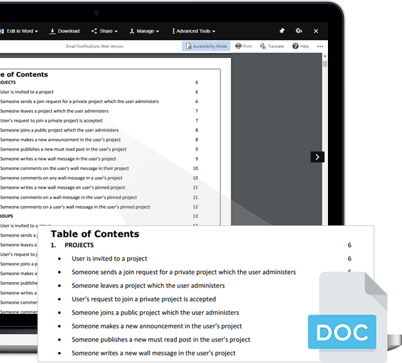 No formatting issues & No download required