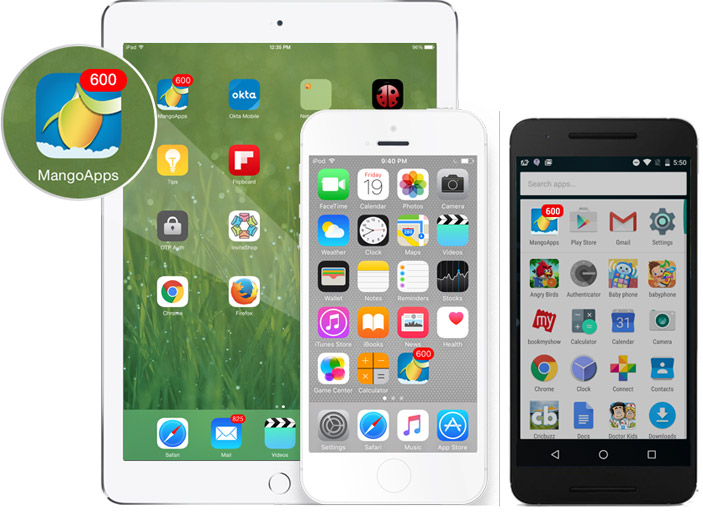 Mobile push notifications for iOS and Android devices