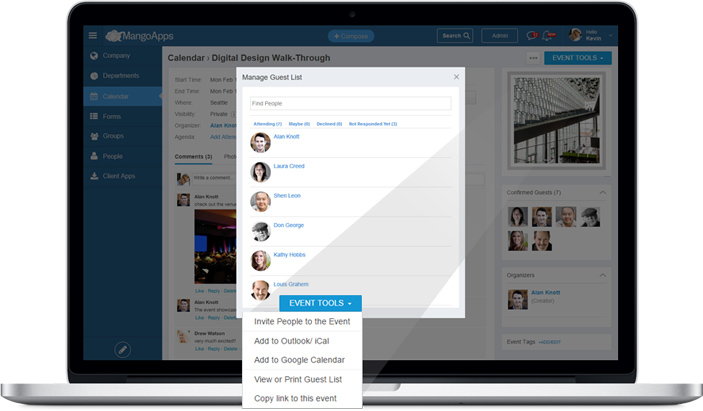Tools to make calendar more productive and social