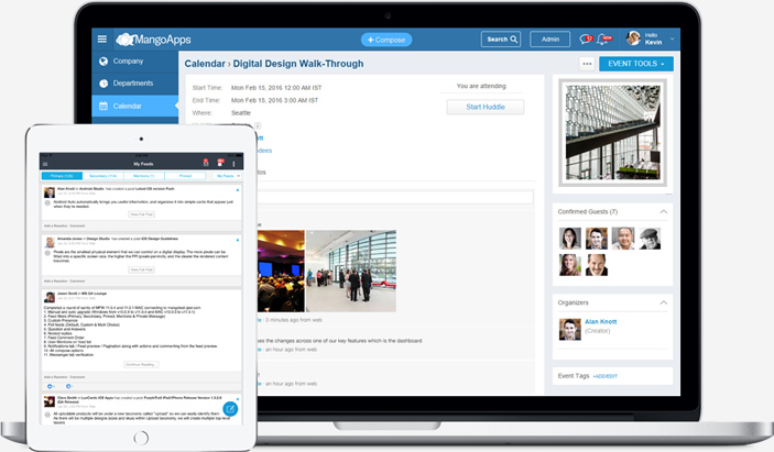 Effortless events, trainings and meetings management