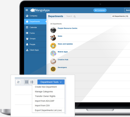 Keep department list in sync with your Active Directory