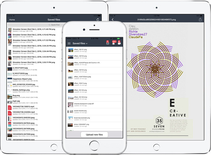 Save files for offline access on mobile