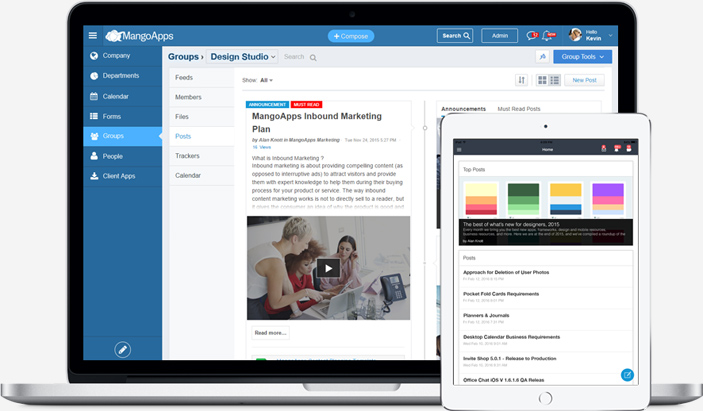 Posts to share group news, announcements, learnings and best practices
