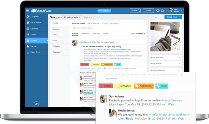 Greater engagement with hashtags and automatic threading