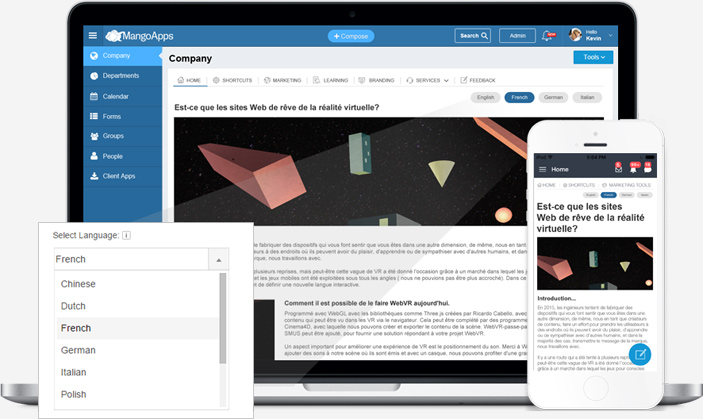 Communicate across languages and borders with Multilingual company pages