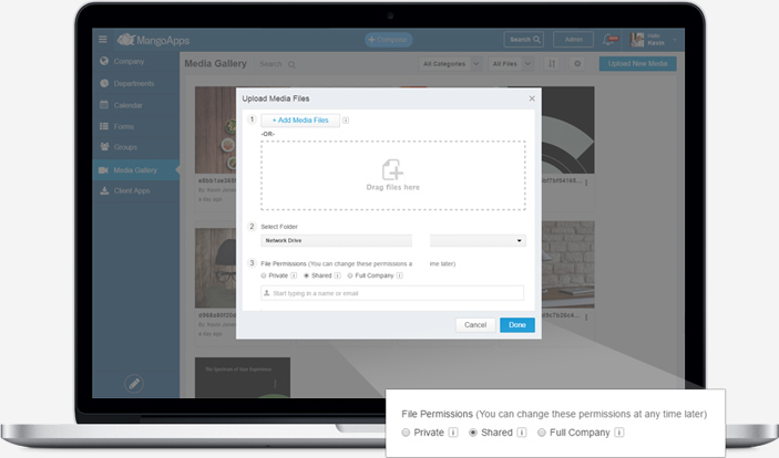Directly upload to gallery & stream videos