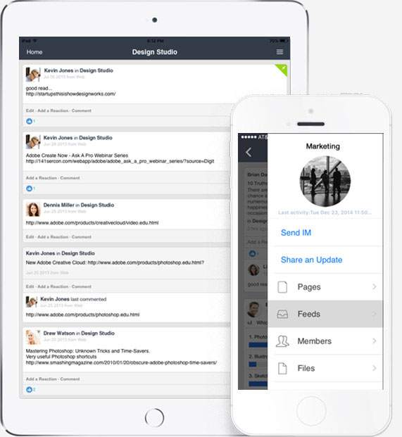 Your department on mobile