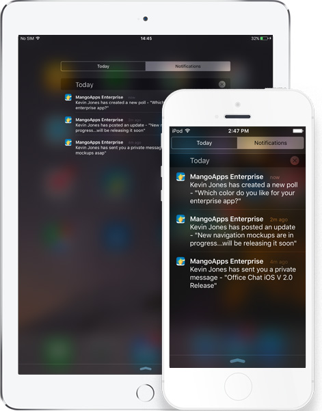 Push notifications & settings as per your working style