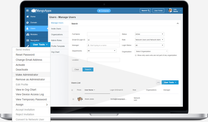 User management