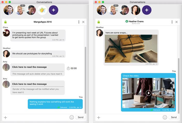 Real-time messaging for your teams