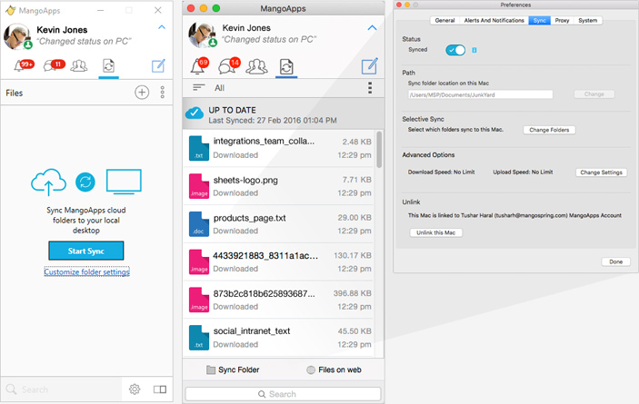 Stay in sync. Get access to the same files from all your PCs and Macs