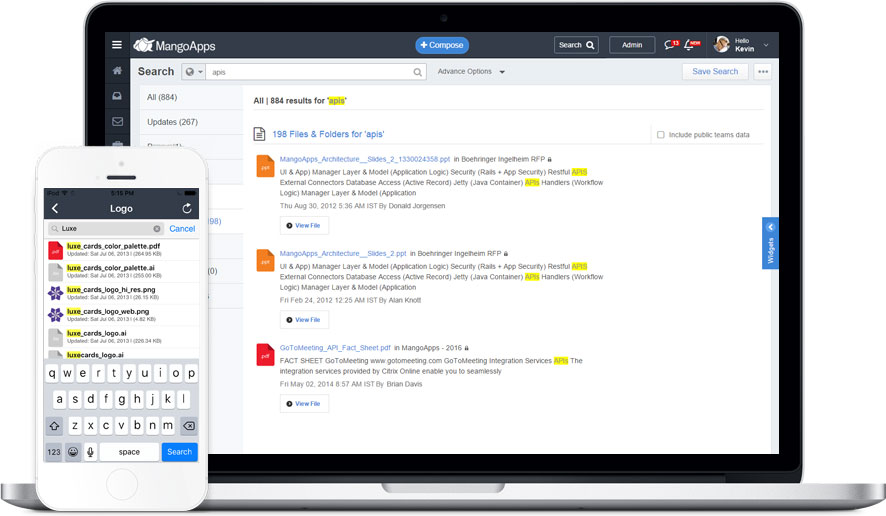 Search inside files to find anything you are looking for
