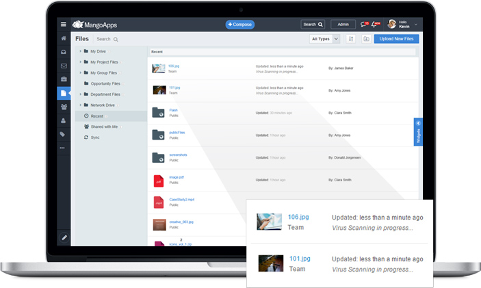 Save files for off-line access on mobile