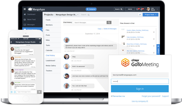 Project chat and huddle to speed up collaboration