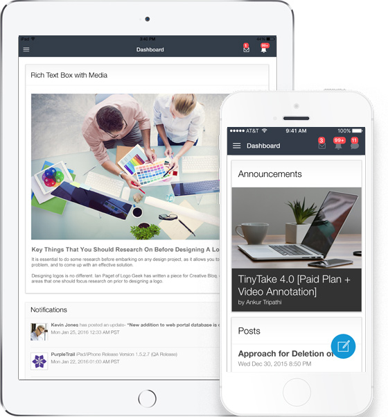 Mobile Collaboration engaging employees