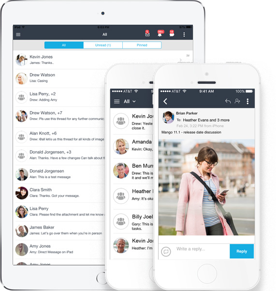Replace email for internal private communication