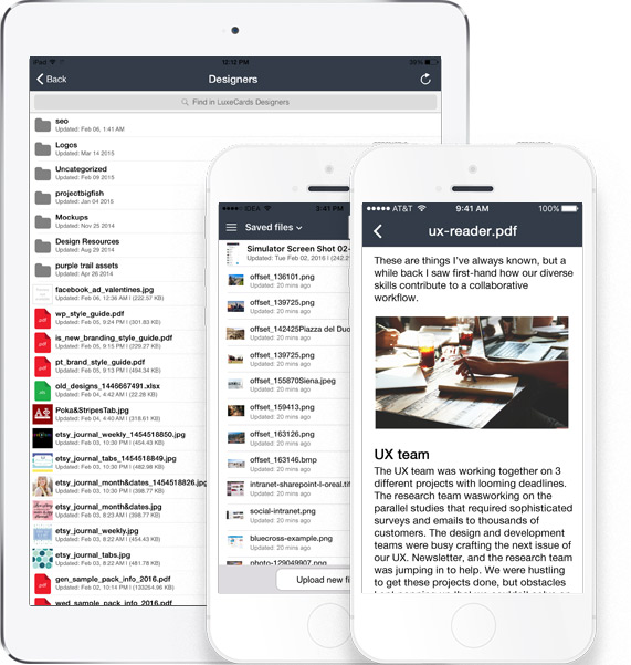 Your content accessible anywhere, anytime