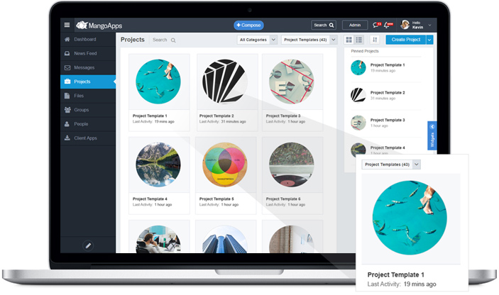 Get structure and compliance in place with project templates