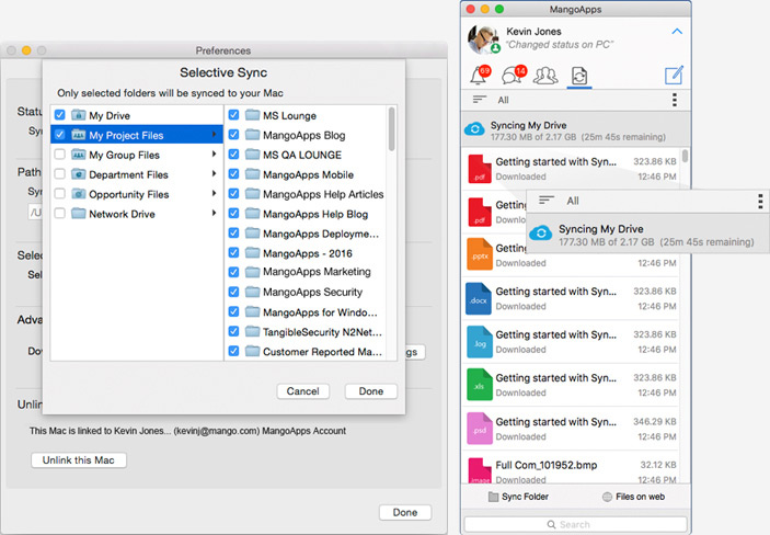 Standardize on secure file synchronization