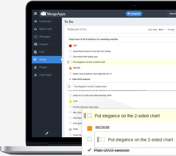 Just type away your to-dos and press enter to instantly create them