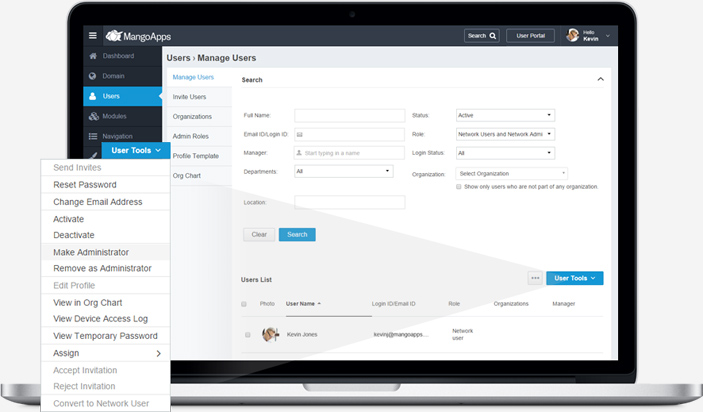 User management